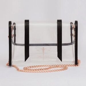 The Flie Stadium Convertible Clear Bag/Clutch